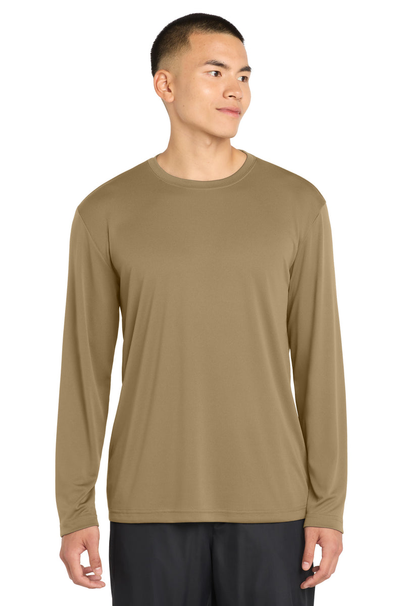 Sport-Tek Long Sleeve PosiCharge Competitor Tee - Coyote Brown