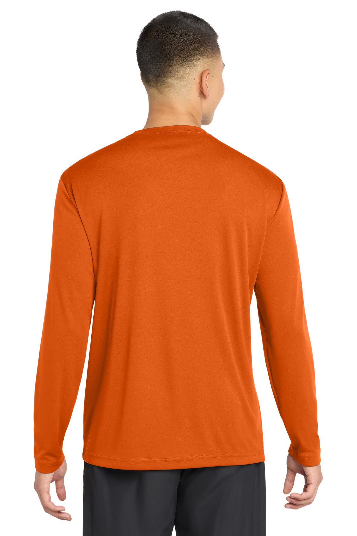 Sport-Tek Long Sleeve PosiCharge Competitor Tee - Deep Orange