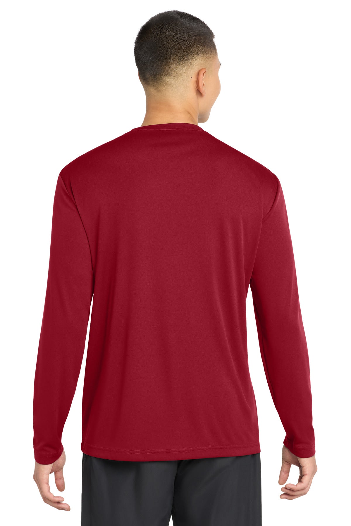 Sport-Tek Long Sleeve PosiCharge Competitor Tee - Deep Red