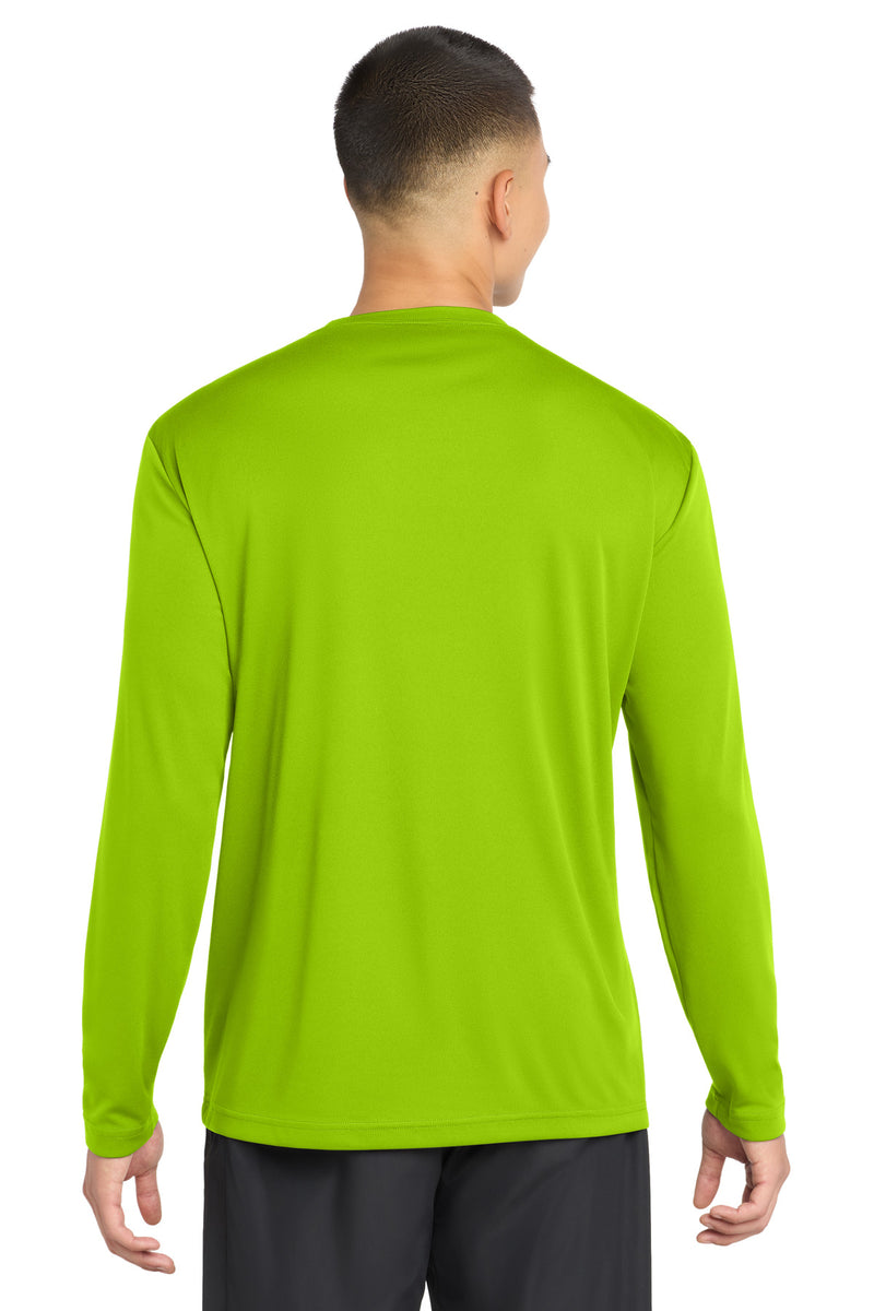 Sport-Tek Long Sleeve PosiCharge Competitor Tee - Lime Shock