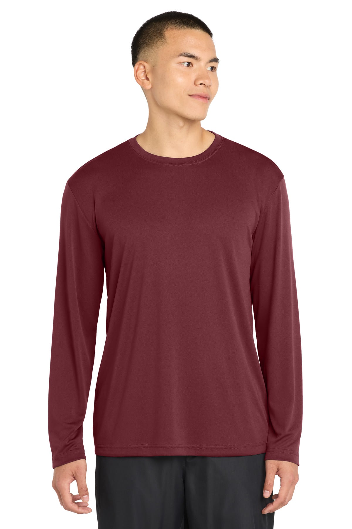 Sport-Tek Long Sleeve PosiCharge Competitor Tee - Maroon