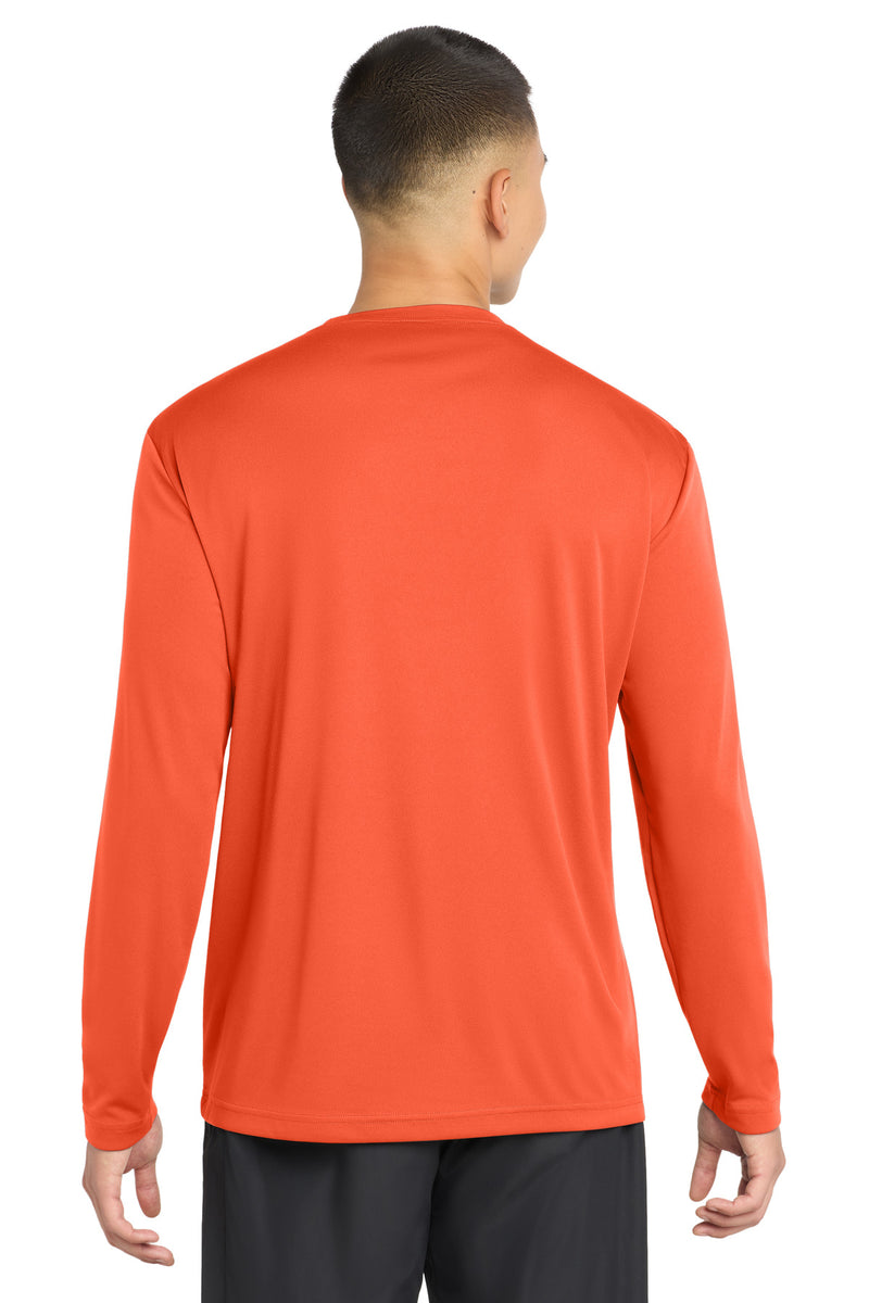 Sport-Tek Long Sleeve PosiCharge Competitor Tee - Neon Orange