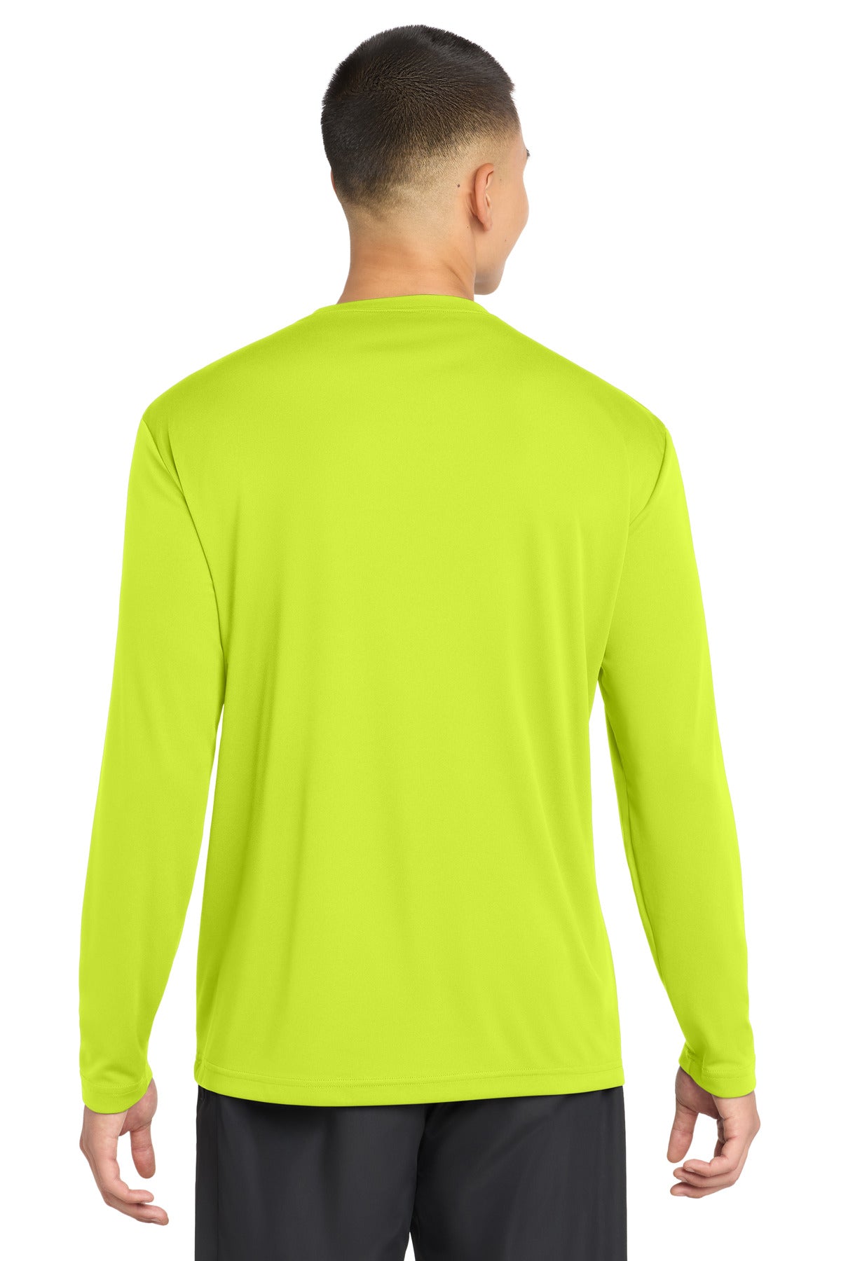 Sport-Tek Long Sleeve PosiCharge Competitor Tee - Neon Yellow