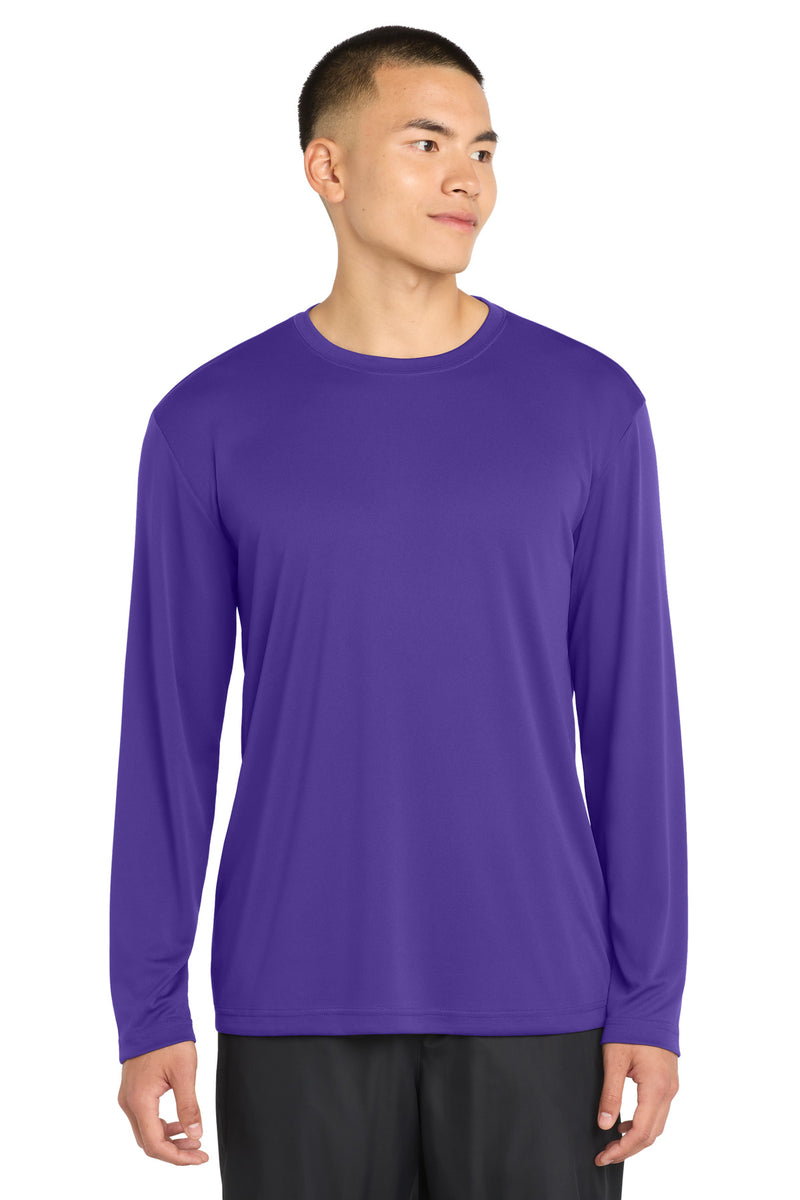 Sport-Tek Long Sleeve PosiCharge Competitor Tee - Purple