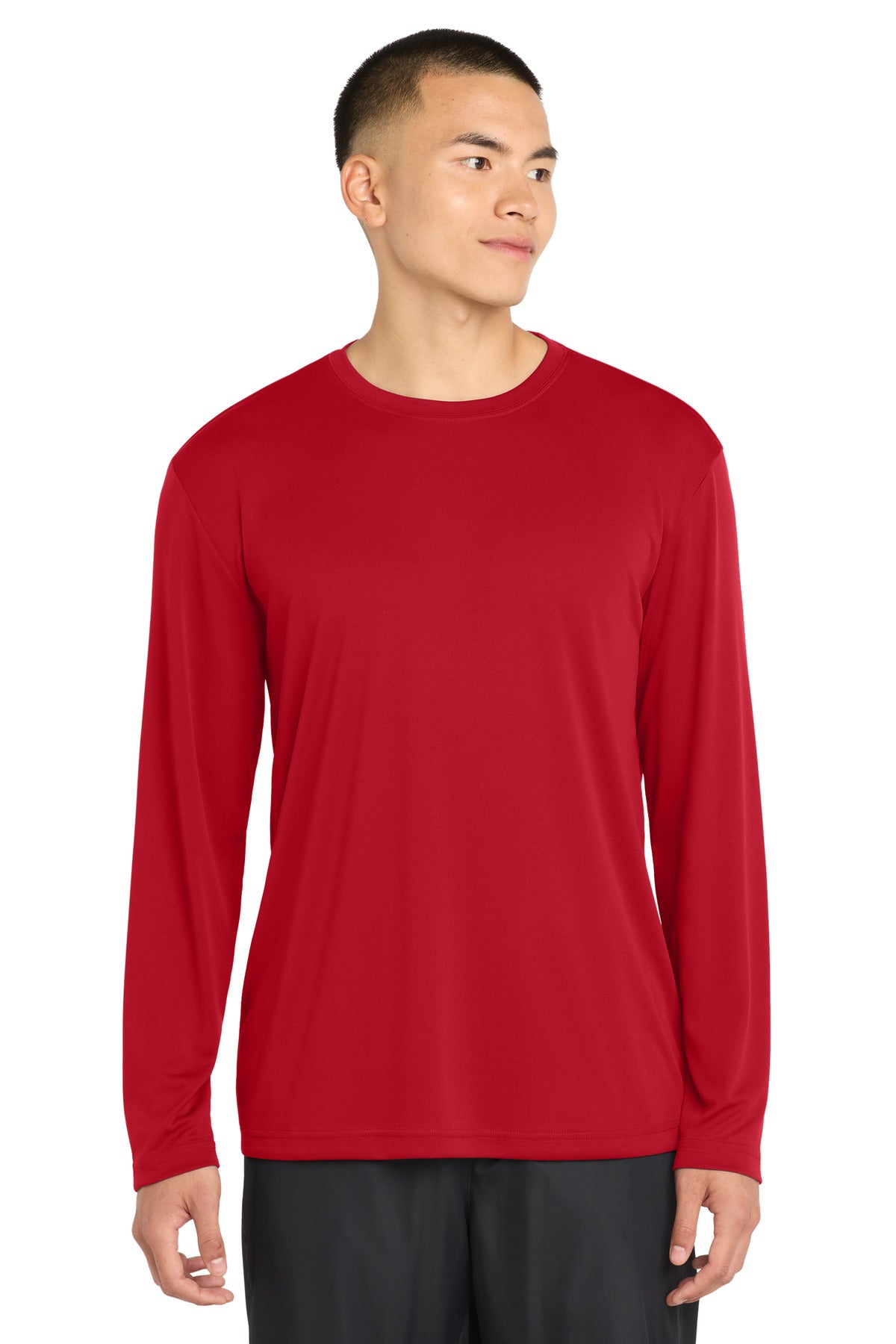 Sport-Tek Long Sleeve PosiCharge Competitor Tee - True Red