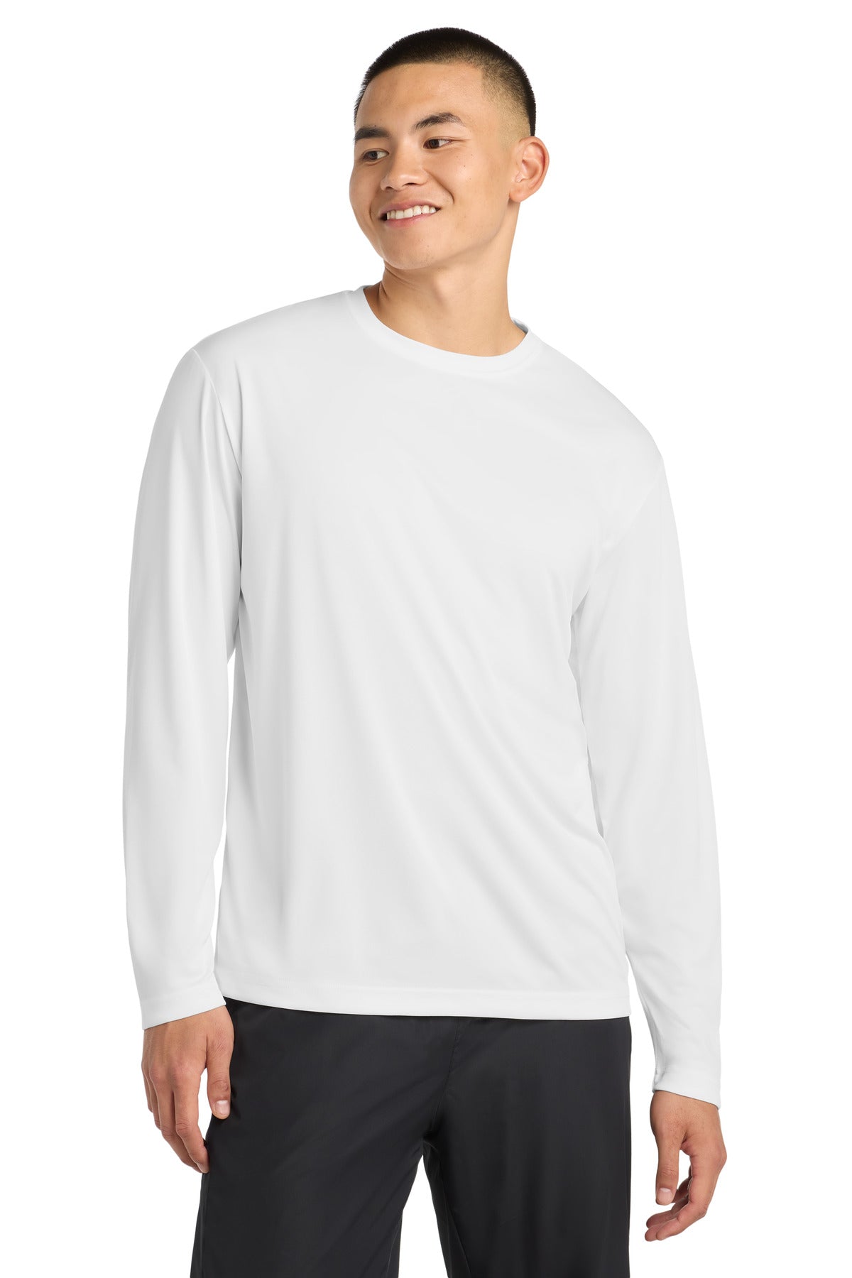 Sport-Tek Long Sleeve PosiCharge Competitor Tee - White