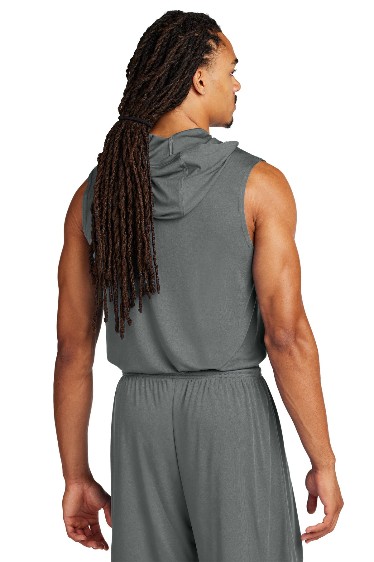 Sport-Tek Competitor Sleeveless Hoodie - Iron Grey