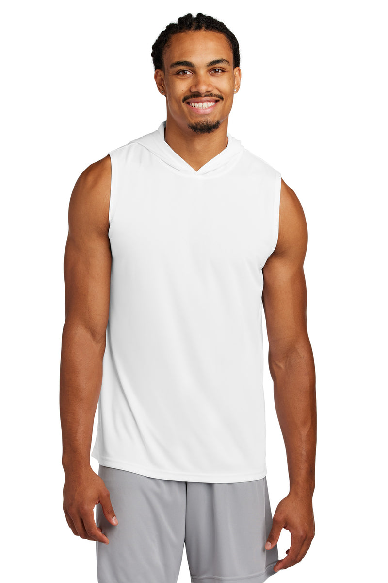 Sport-Tek Competitor Sleeveless Hoodie - White