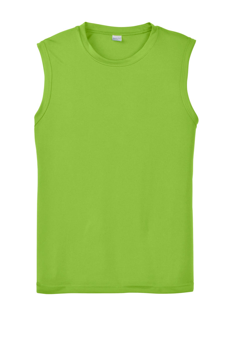 Sport-Tek Sleeveless PosiCharge Competitor Tee - Lime Shock
