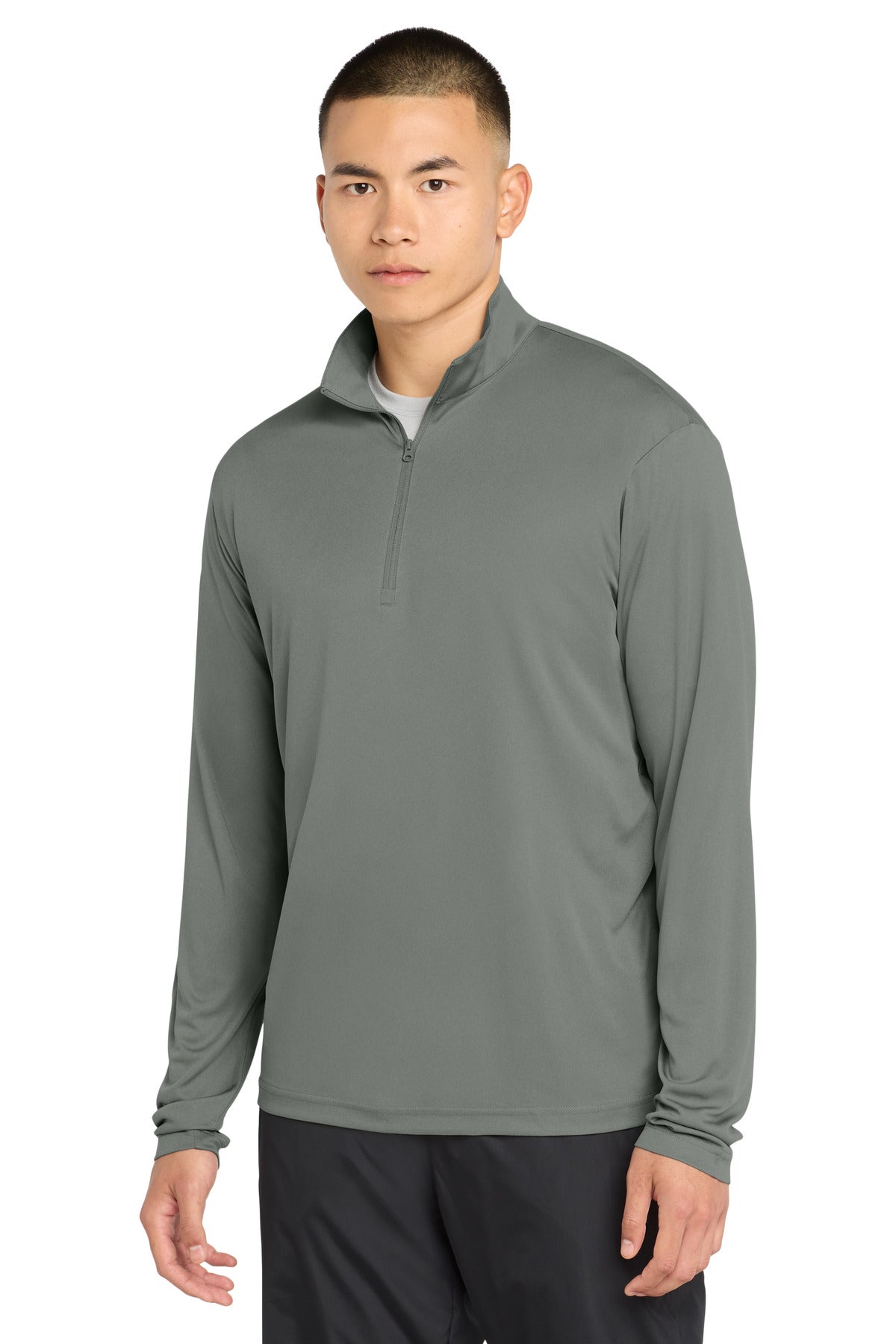Sport-Tek PosiCharge Competitor 1/4-Zip Pullover - Grey Concrete