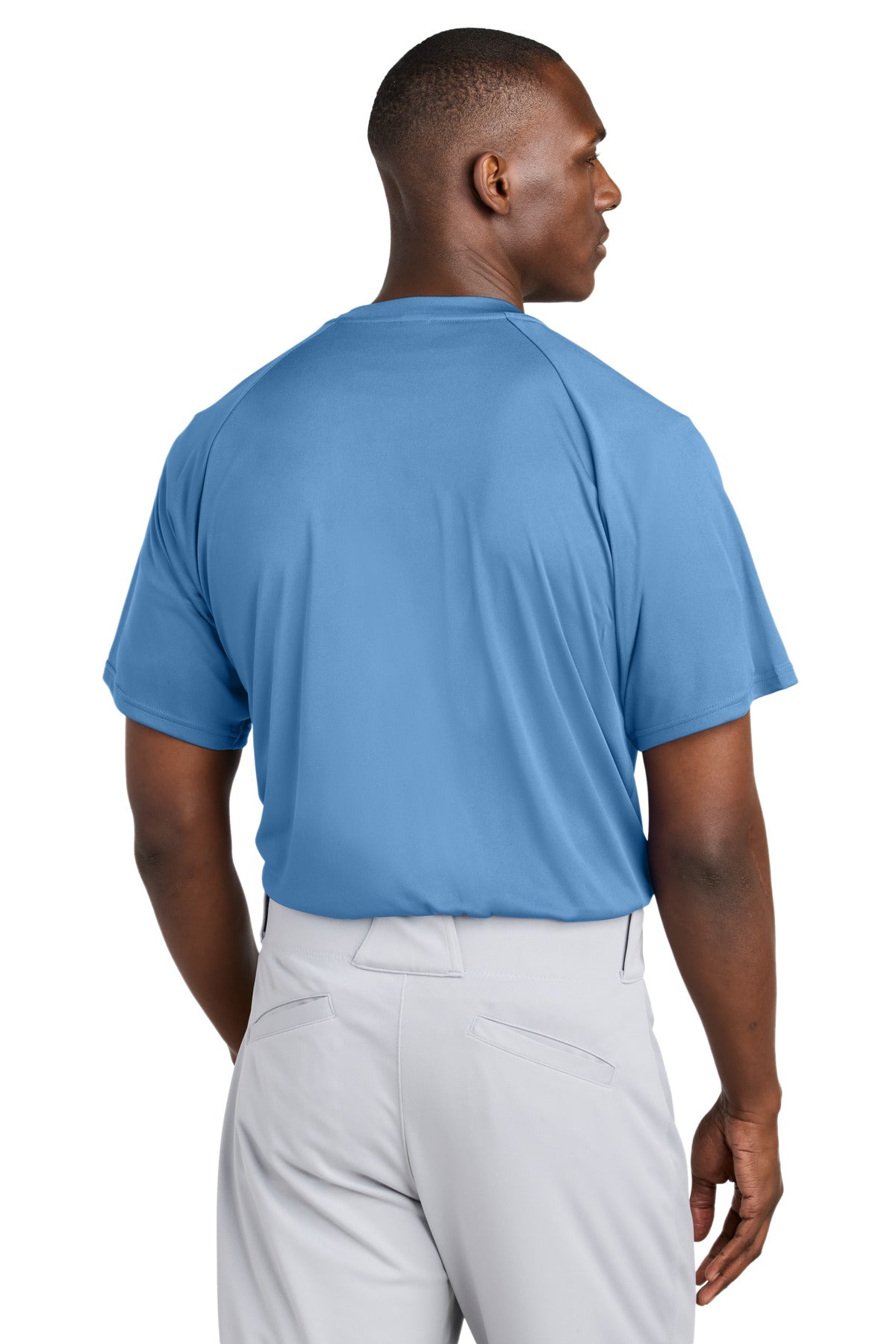 Sport-Tek PosiCharge Competitor 2-Button Henley - Carolina Blue