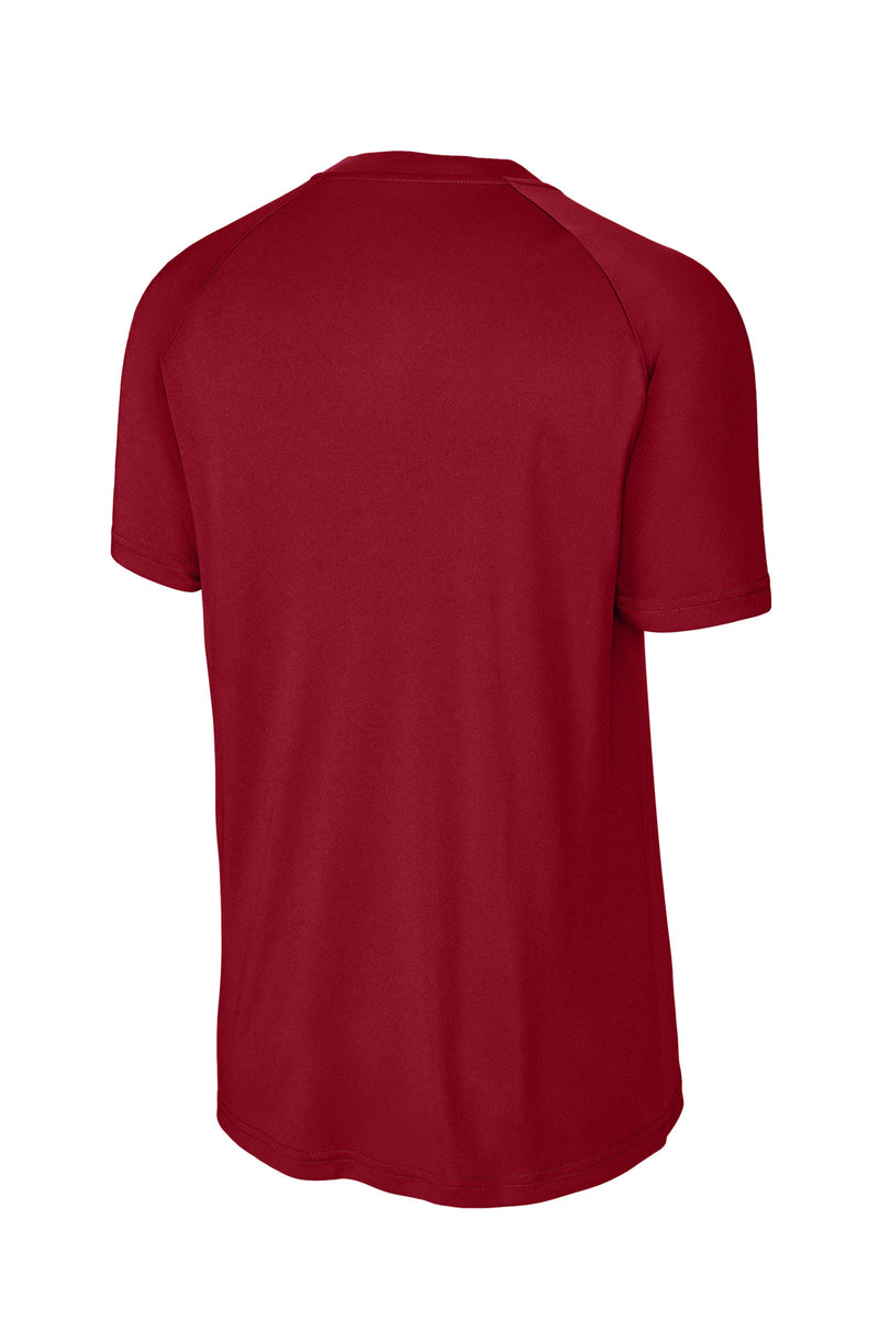 Sport-Tek PosiCharge Competitor 2-Button Henley - Deep Red