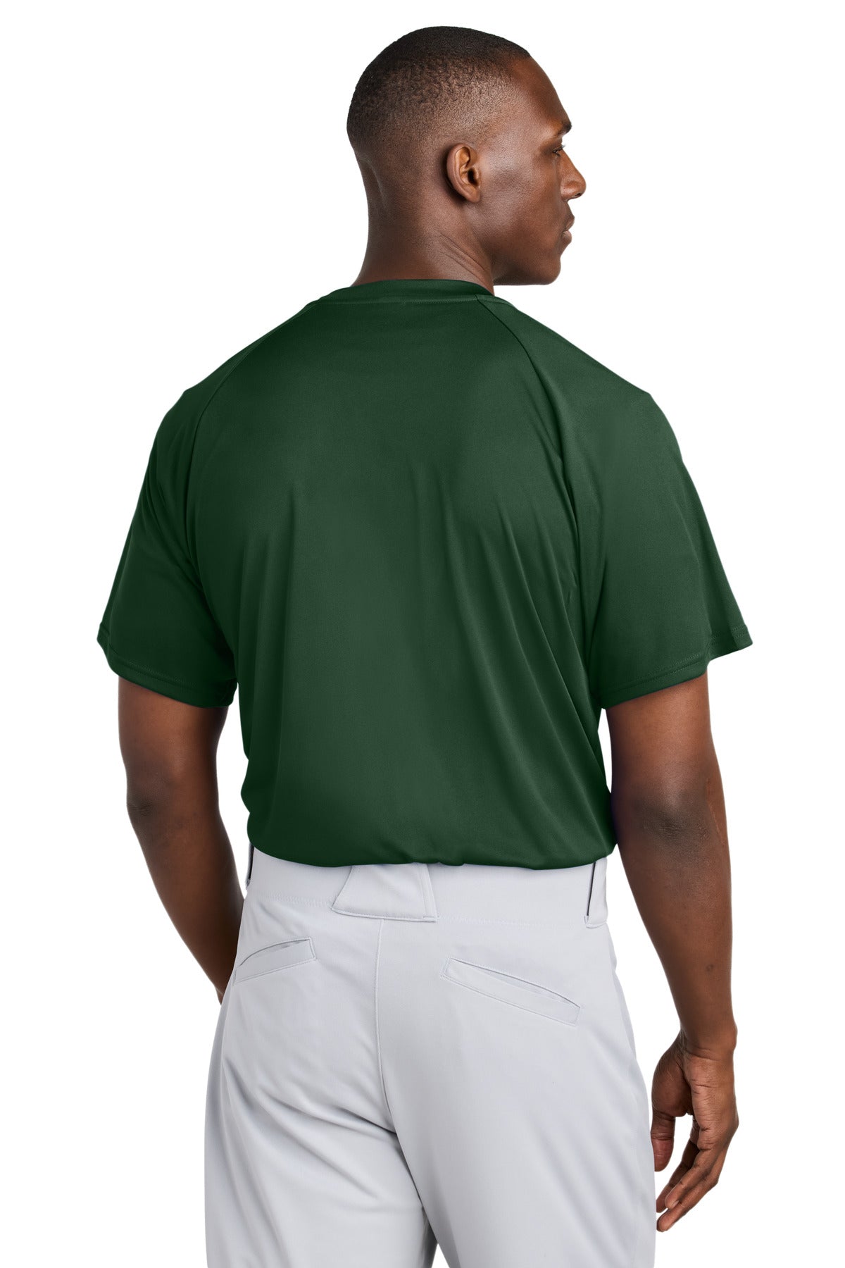 Sport-Tek PosiCharge Competitor 2-Button Henley - Forest Green