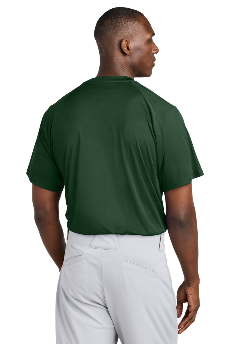 Sport-Tek PosiCharge Competitor 2-Button Henley - Forest Green