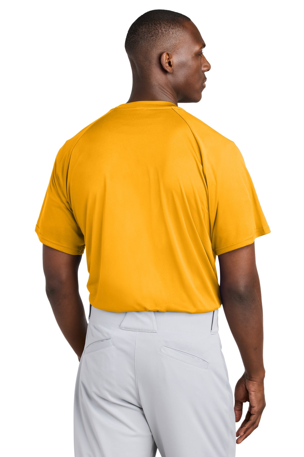 Sport-Tek PosiCharge Competitor 2-Button Henley - Gold