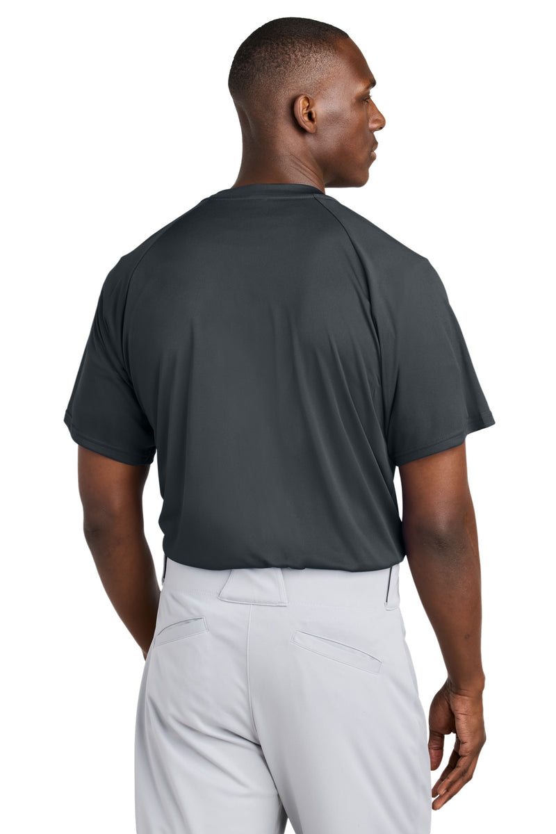 Sport-Tek PosiCharge Competitor 2-Button Henley - Iron Grey