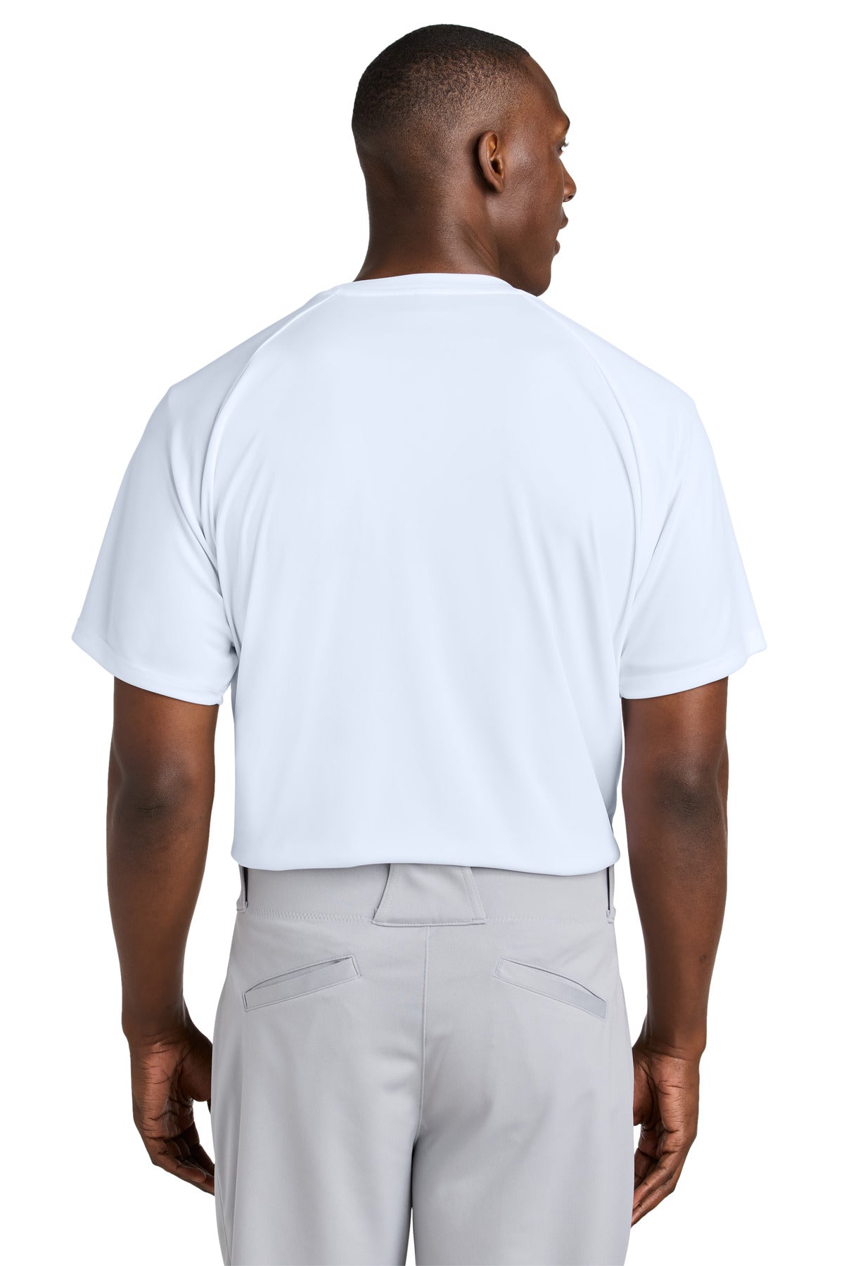 Sport-Tek PosiCharge Competitor 2-Button Henley - White