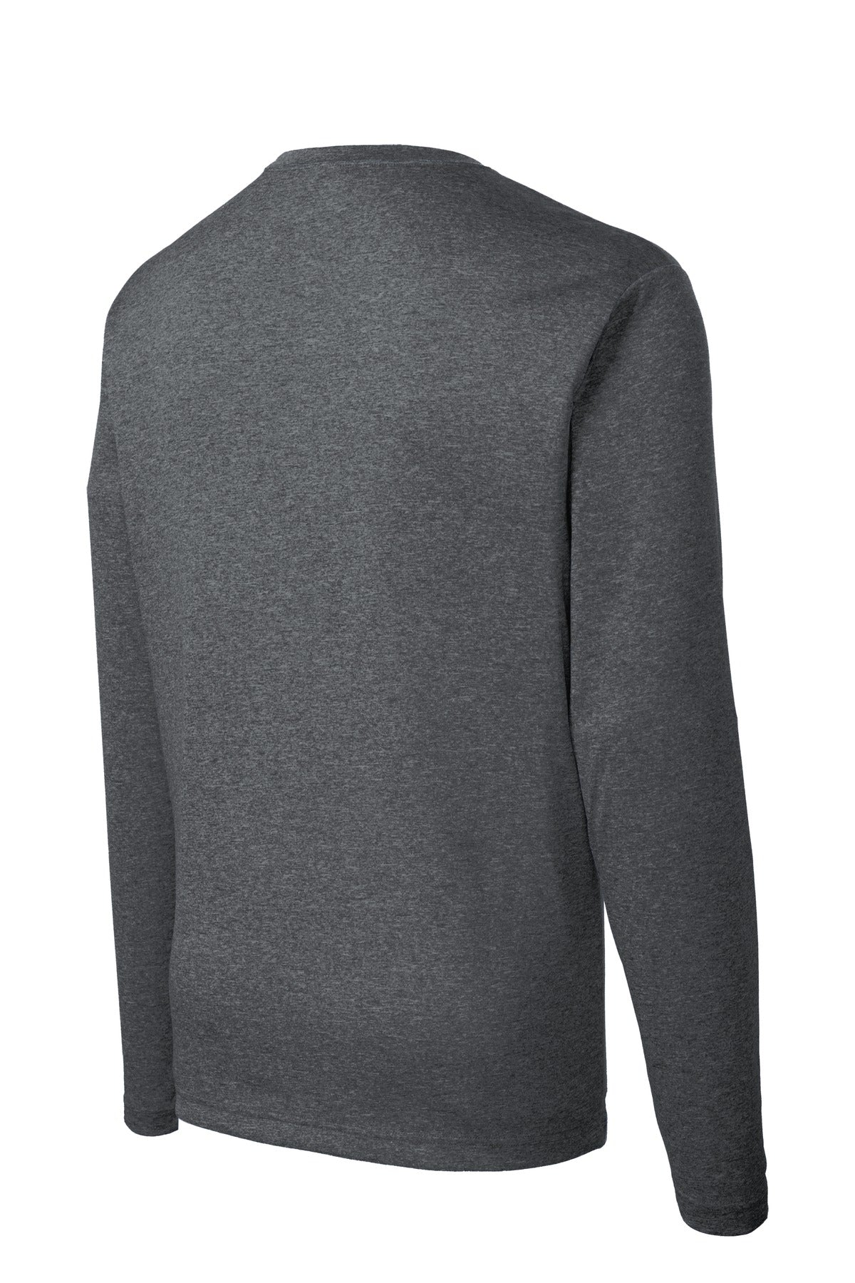 Sport-Tek Long Sleeve Heather Contender Tee - Graphite Heather