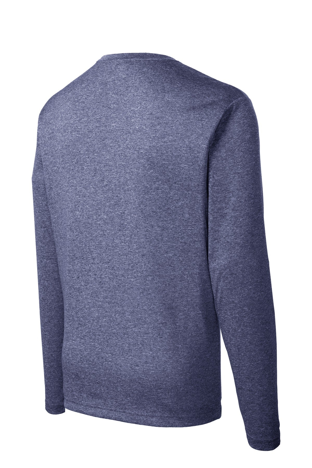 Sport-Tek Long Sleeve Heather Contender Tee - True Navy Heather