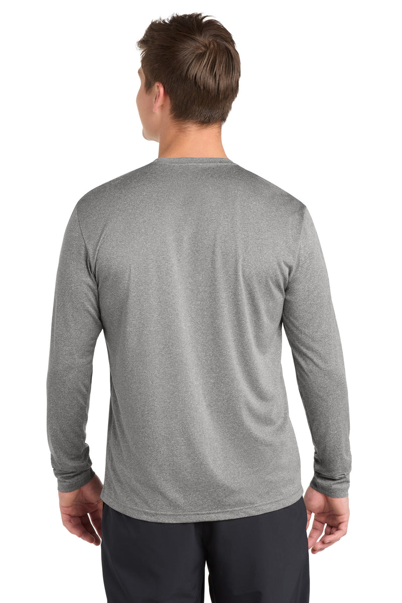 Sport-Tek Long Sleeve Heather Contender Tee - Vintage Heather