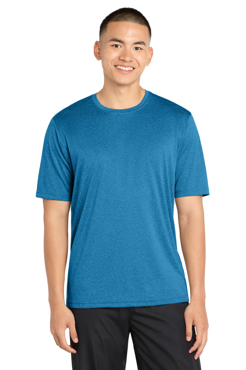 Sport-Tek Heather Contender Tee - Blue Wake Heather
