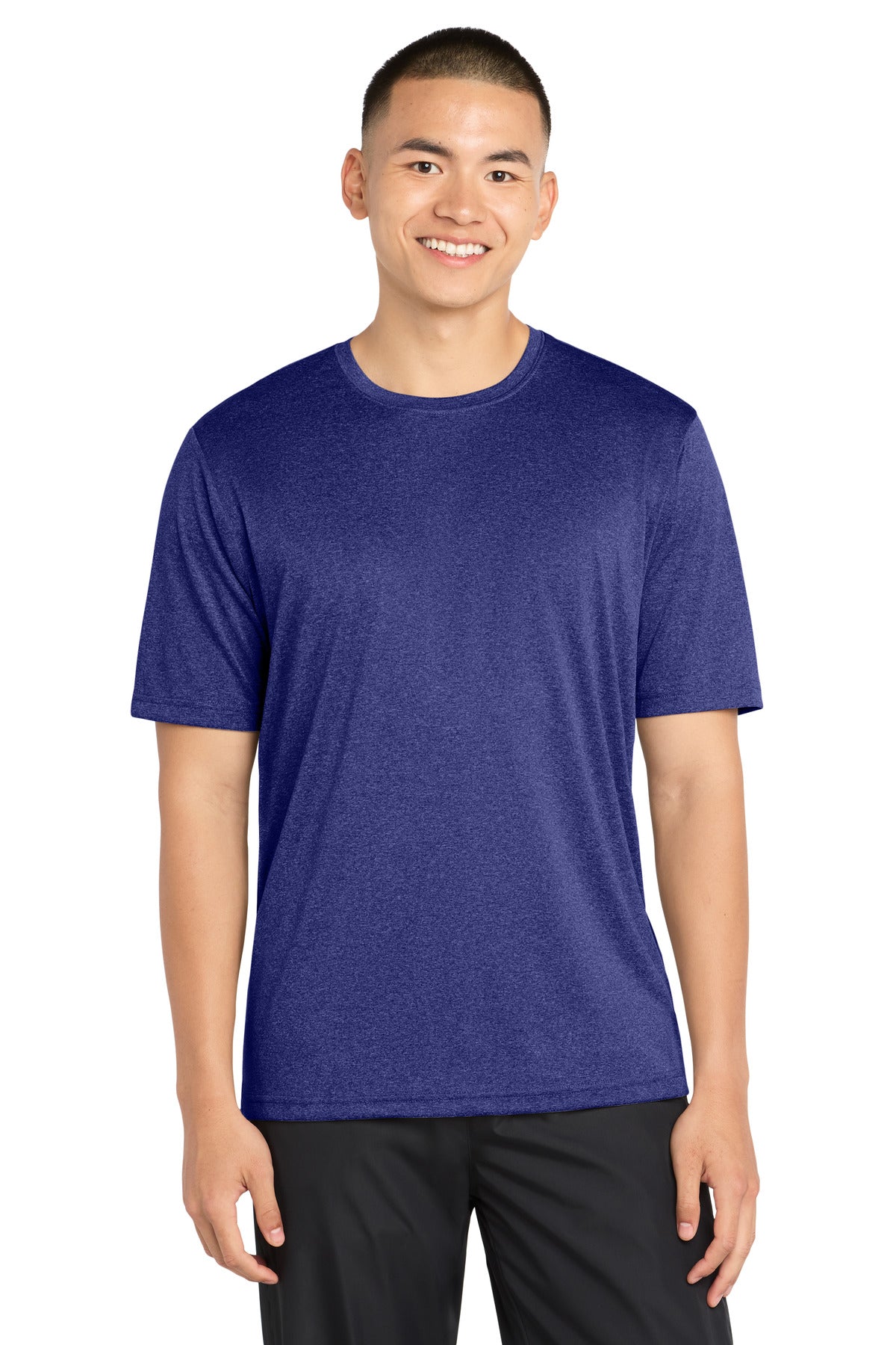 Sport-Tek Heather Contender Tee - Cobalt Heather
