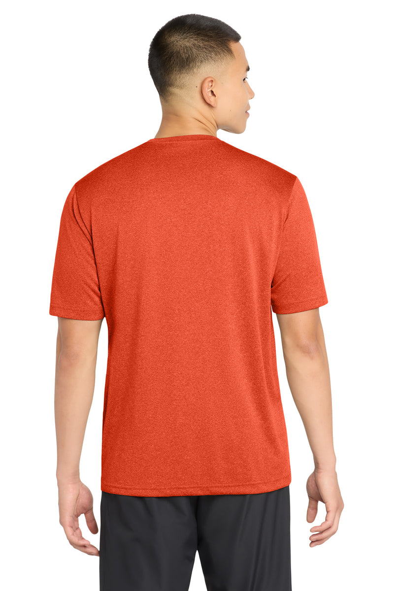 Sport-Tek Heather Contender Tee - Deep Orange Heather