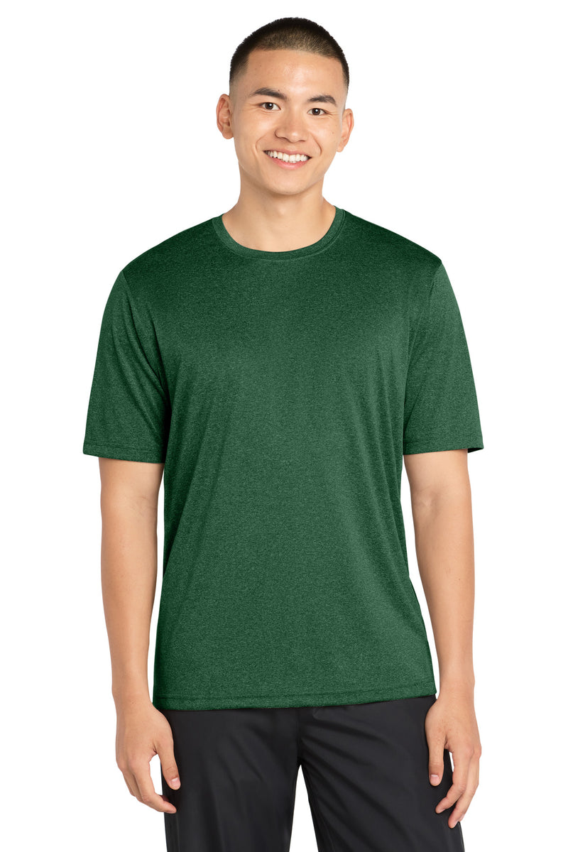 Sport-Tek Heather Contender Tee - Forest Green Heather