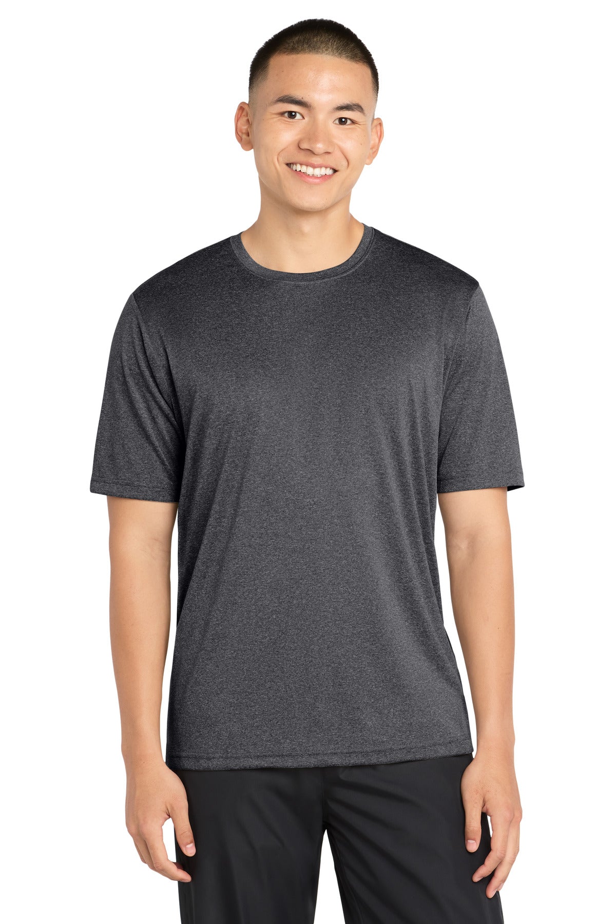 Sport-Tek Heather Contender Tee - Graphite Heather