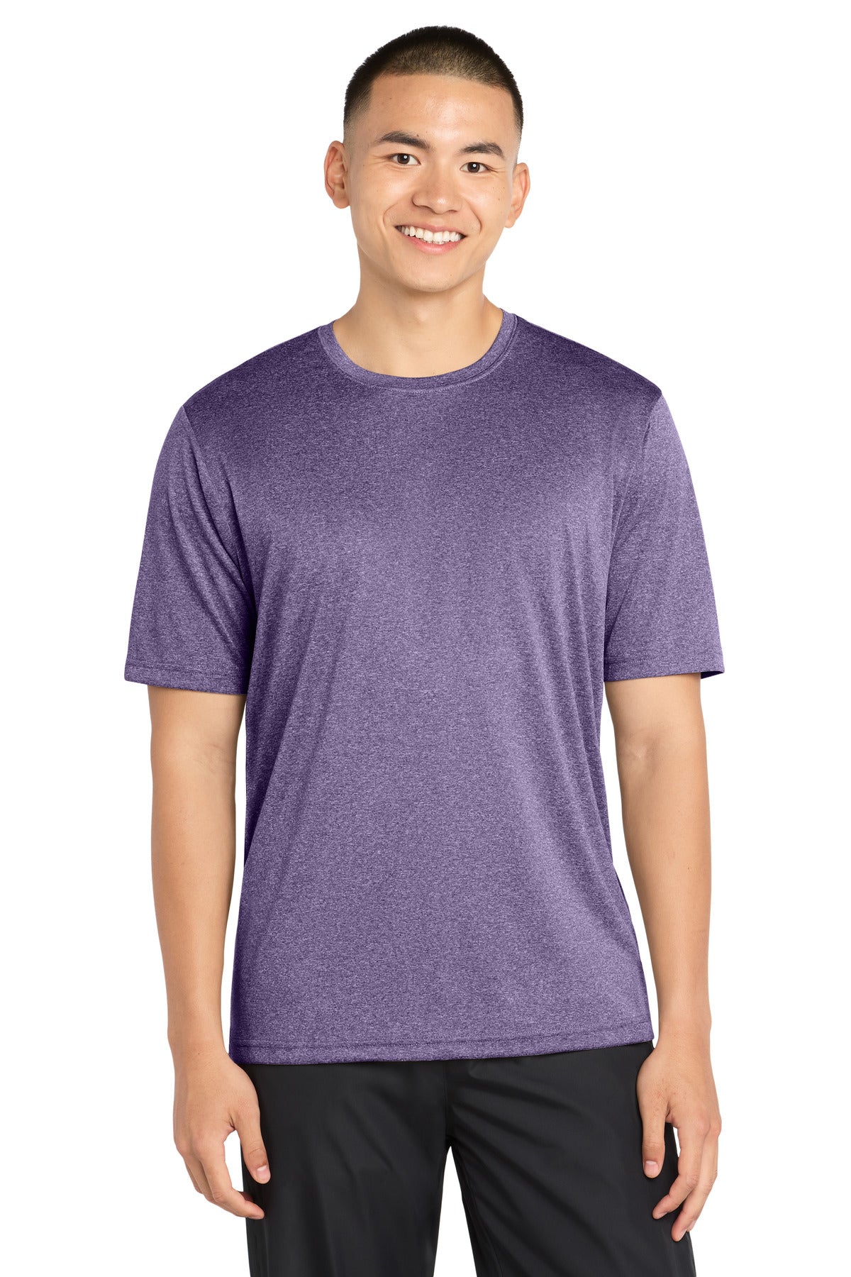 Sport-Tek Heather Contender Tee - Purple Heather
