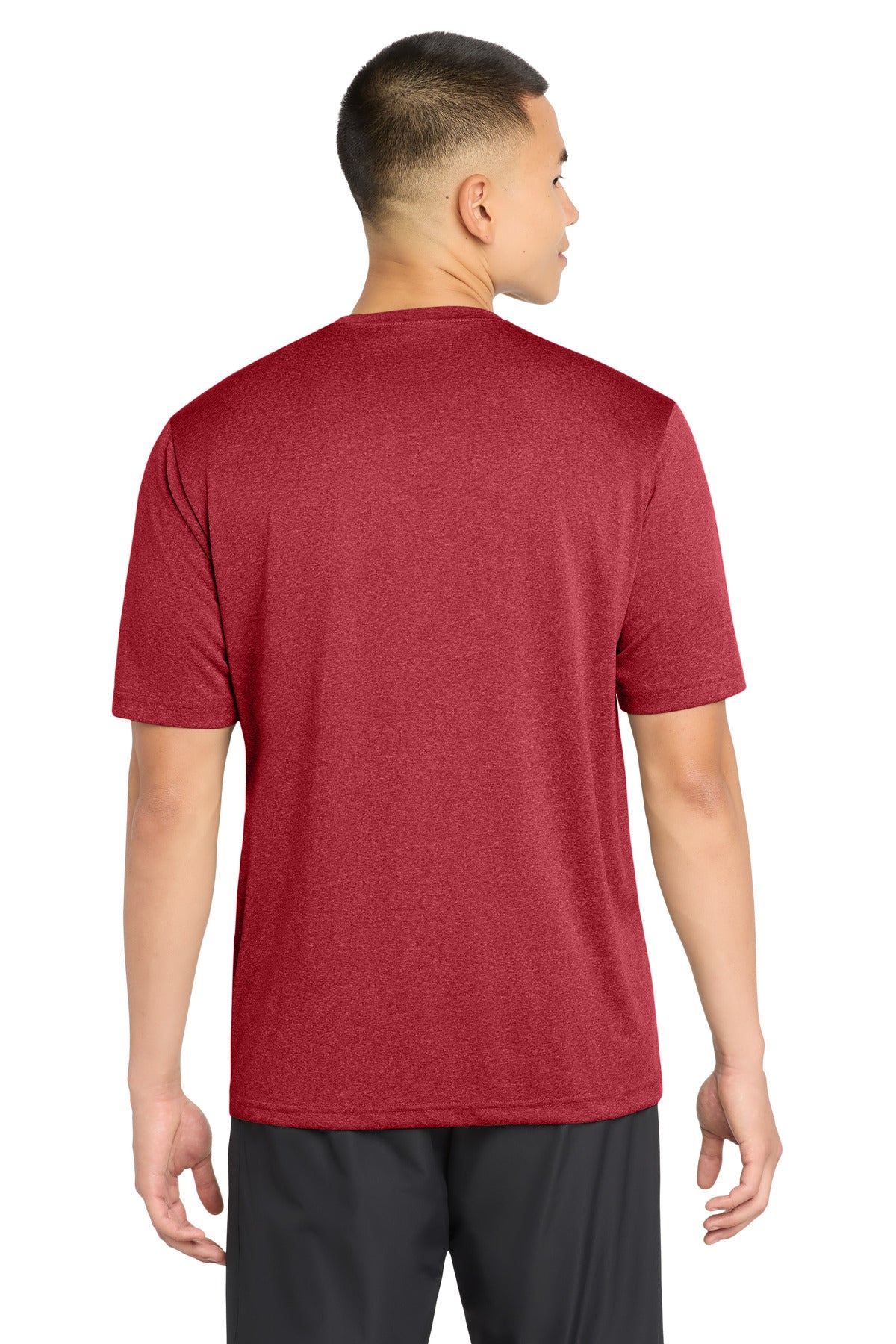 Sport-Tek Heather Contender Tee - Scarlet Heather