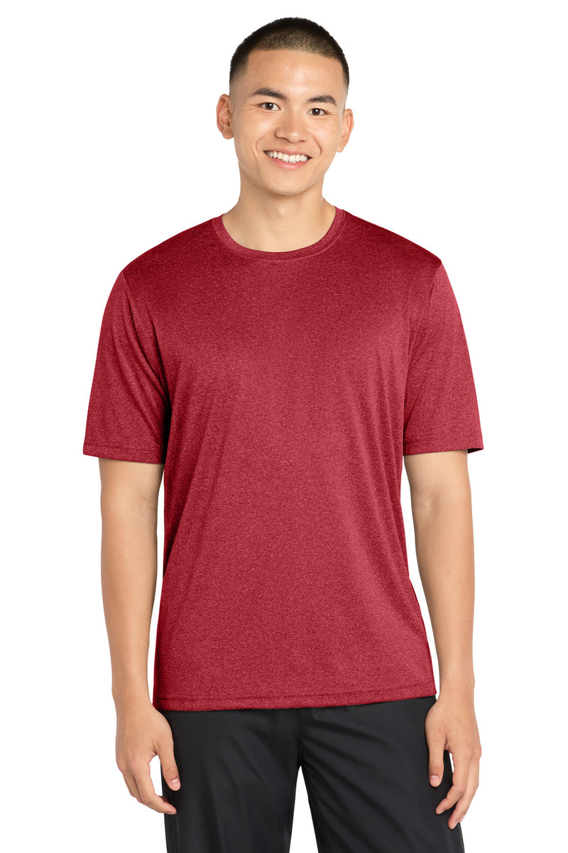 Sport-Tek Heather Contender Tee - Scarlet Heather