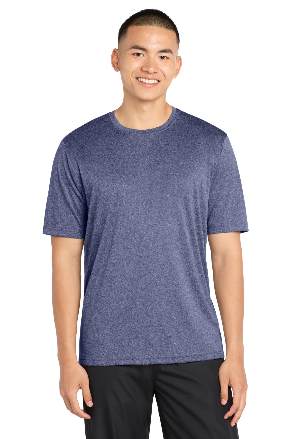 Sport-Tek Heather Contender Tee - True Navy Heather
