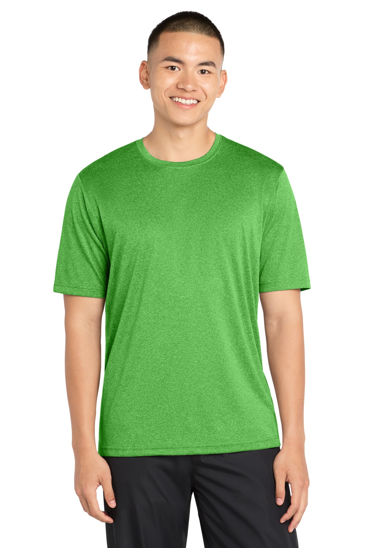 Sport-Tek Heather Contender Tee - Turf Green Heather