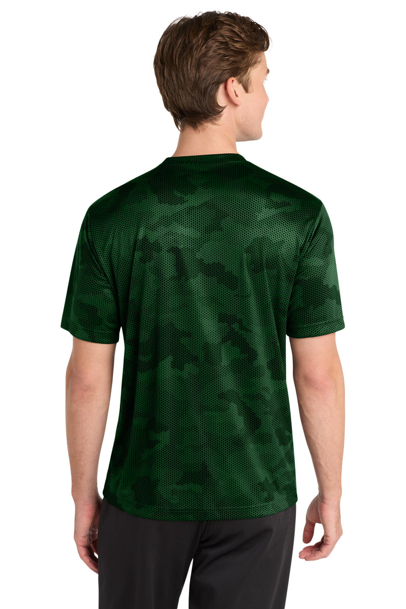 Sport-Tek CamoHex Tee - Forest Green