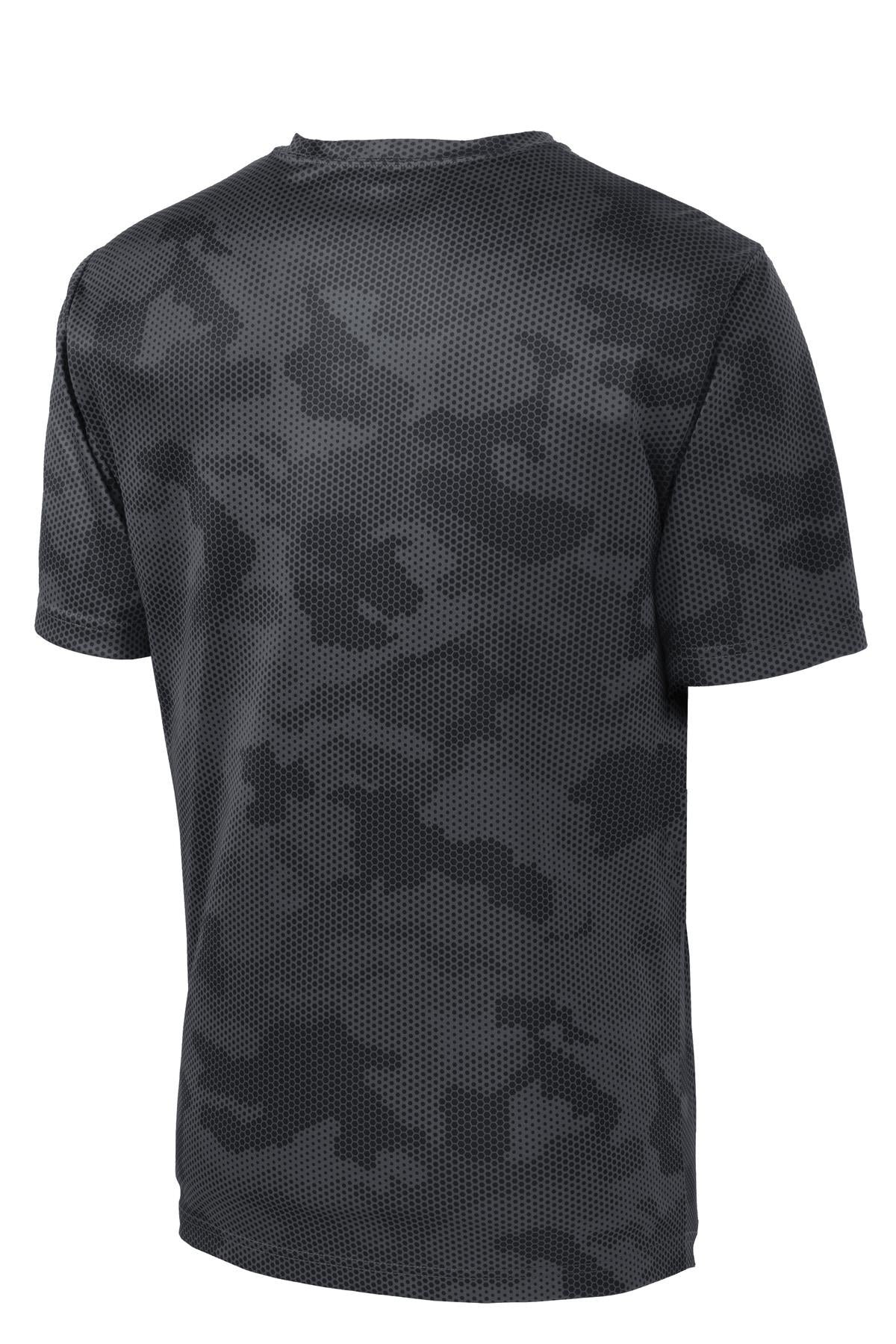 Sport-Tek CamoHex Tee - Iron Grey