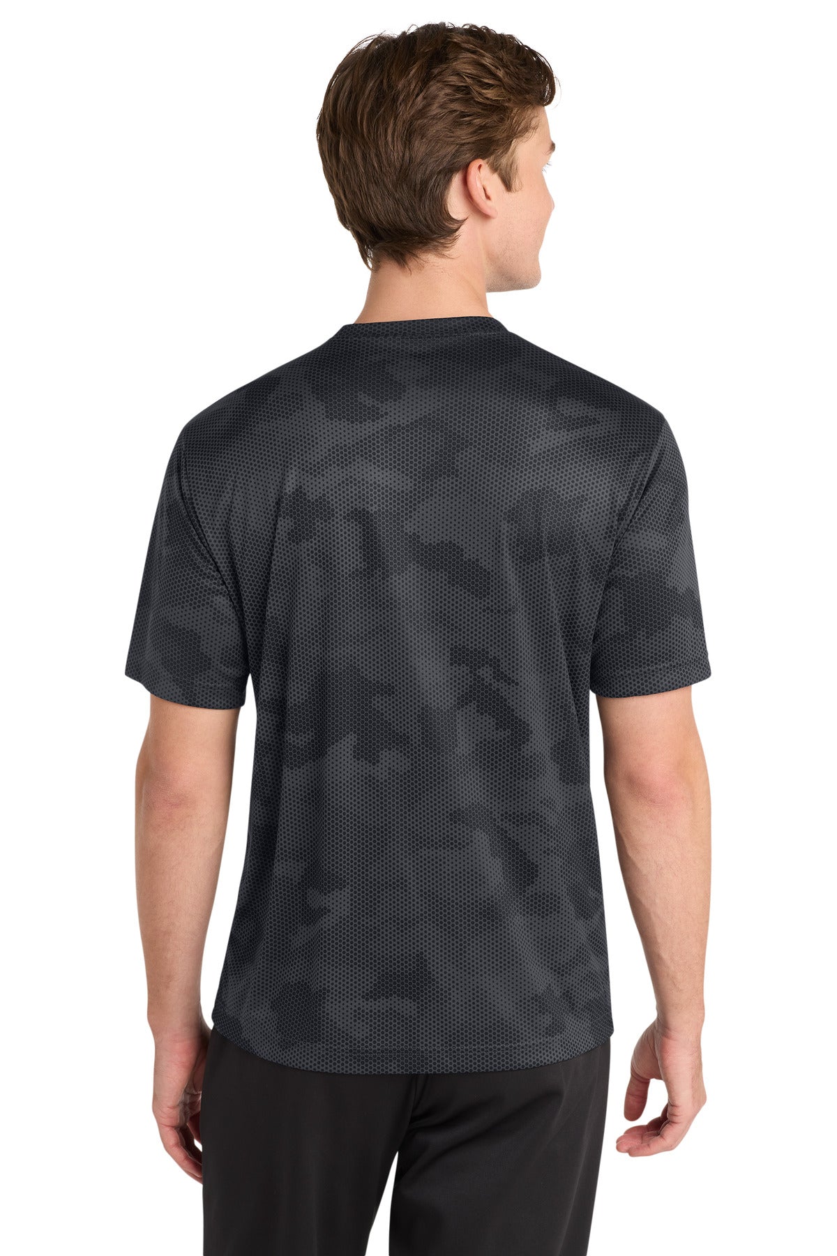 Sport-Tek CamoHex Tee - Iron Grey