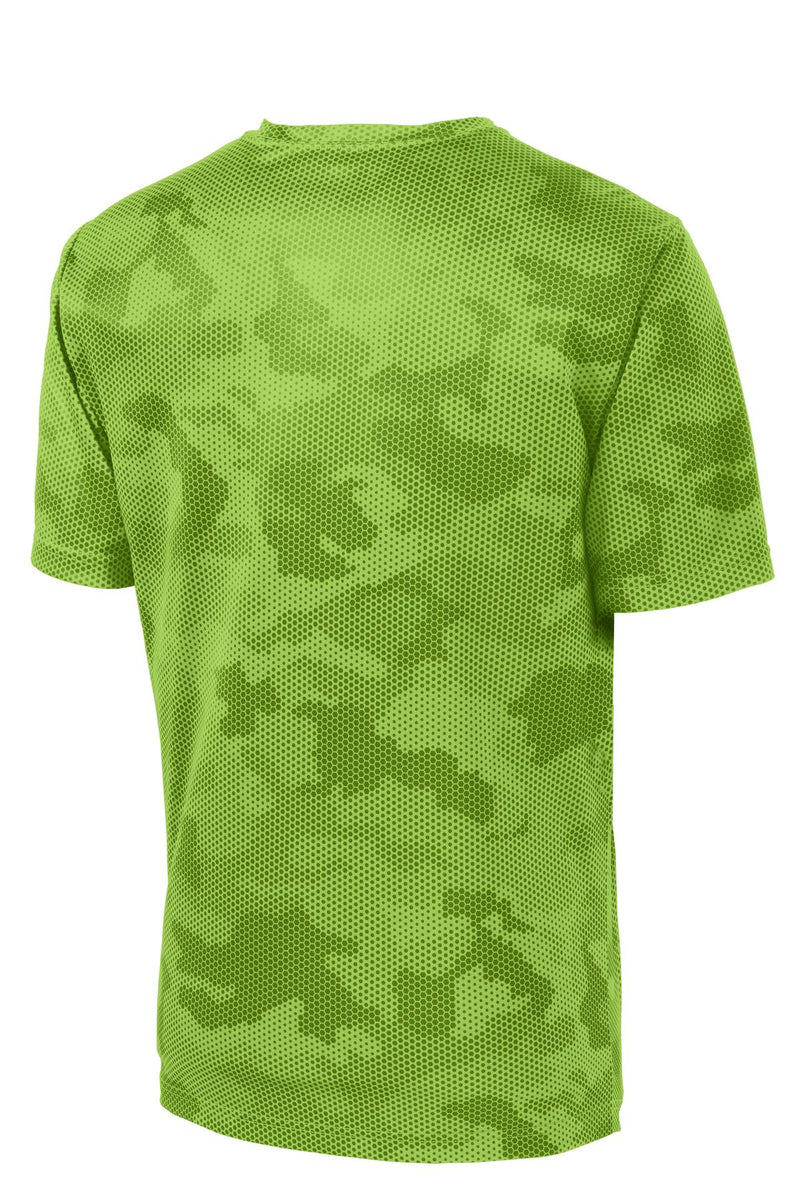 Sport-Tek CamoHex Tee - Lime Shock