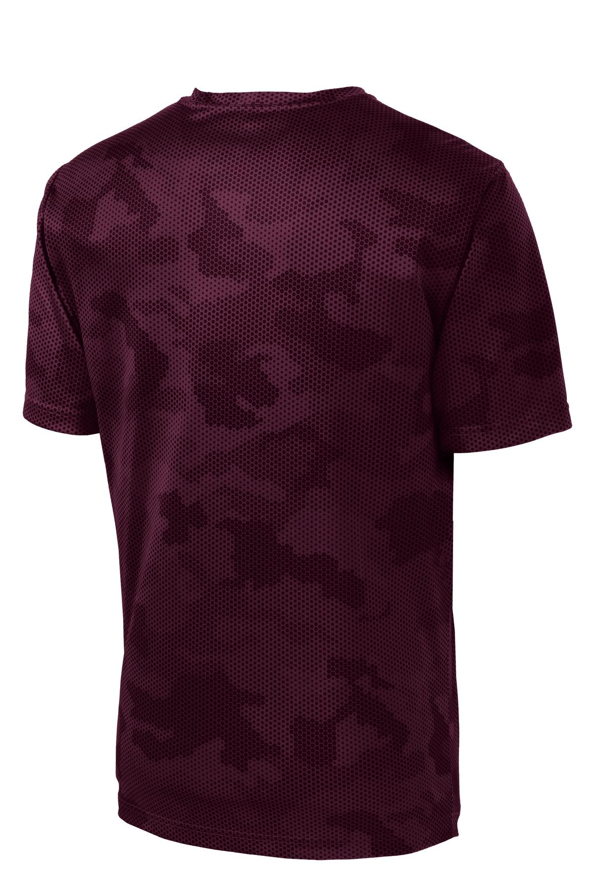 Sport-Tek CamoHex Tee - Maroon
