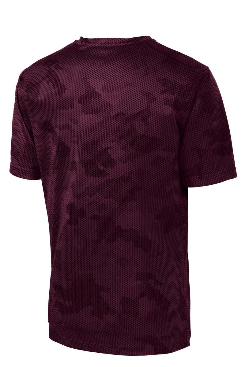 Sport-Tek CamoHex Tee - Maroon