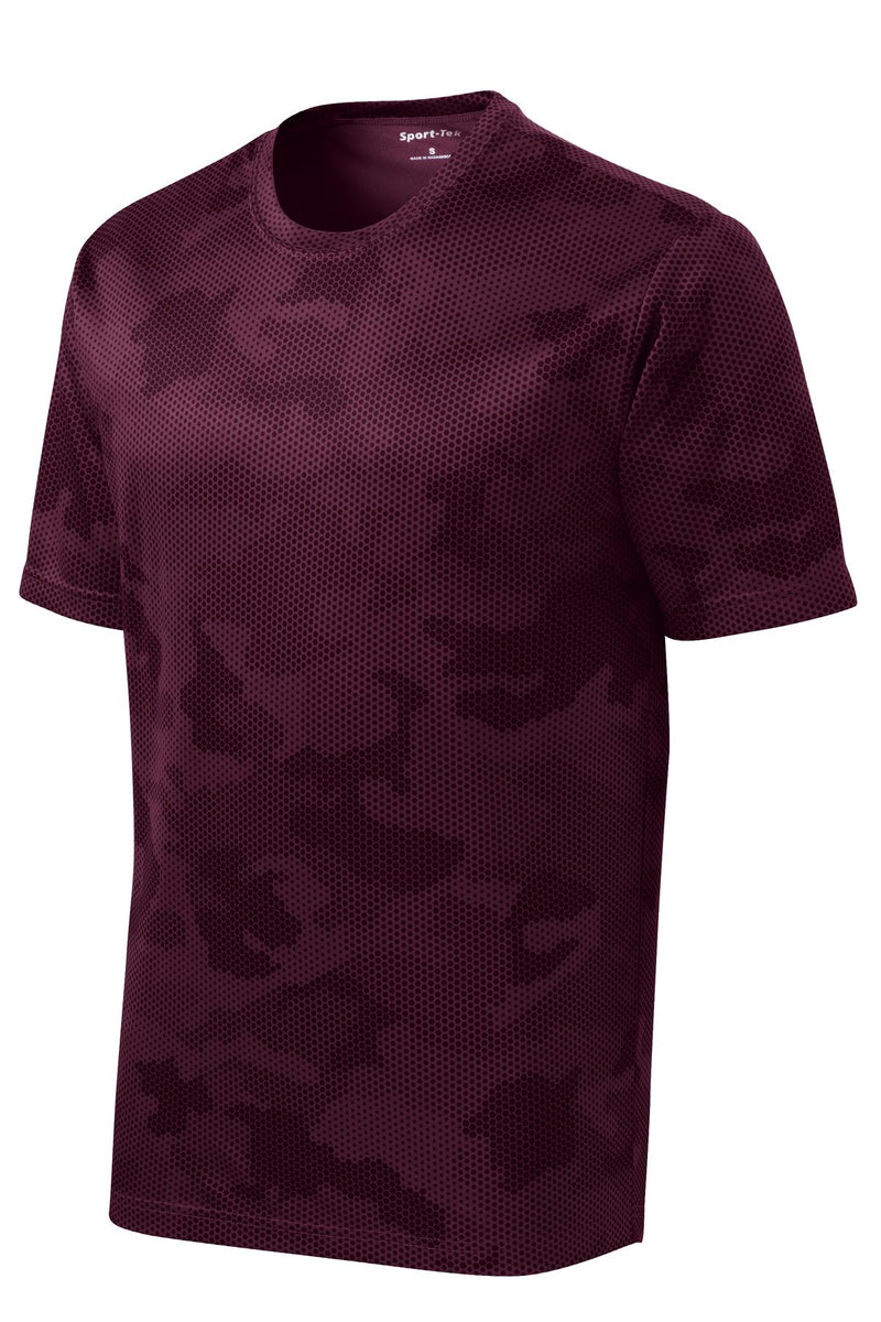 Sport-Tek CamoHex Tee - Maroon