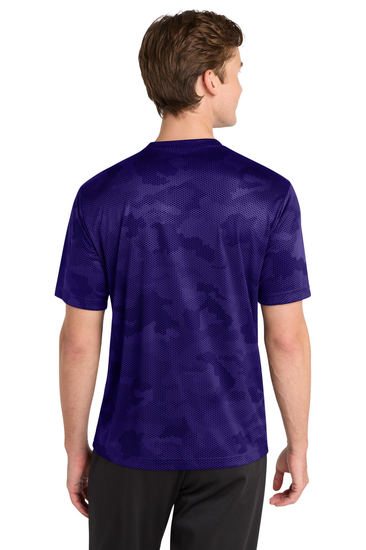 Sport-Tek CamoHex Tee - Purple