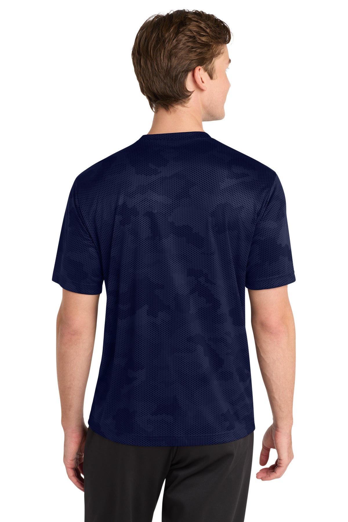 Sport-Tek CamoHex Tee - True Navy