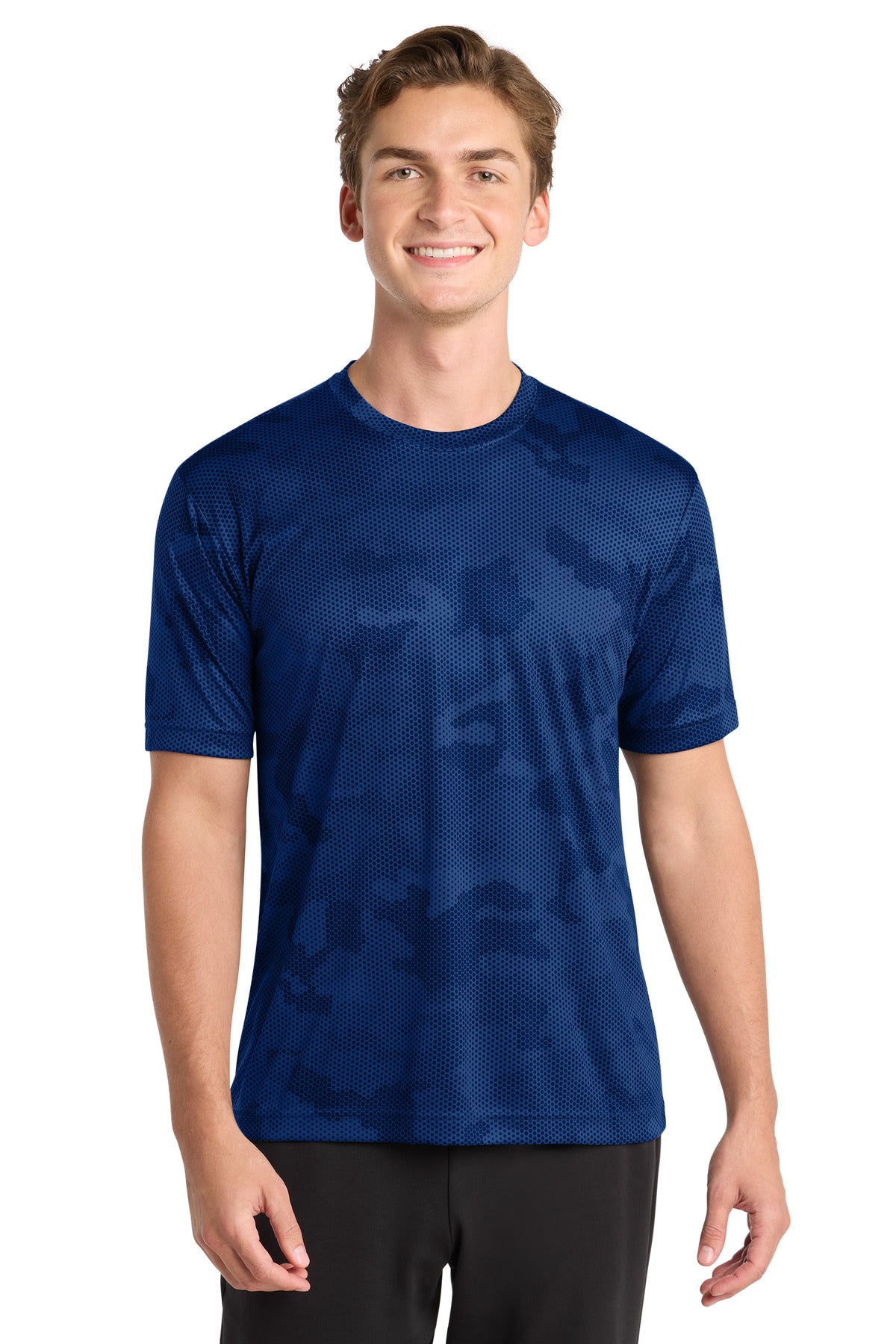 Sport-Tek CamoHex Tee - True Royal