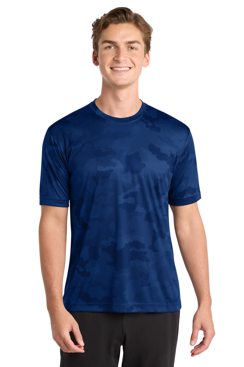 Sport-Tek CamoHex Tee - True Royal