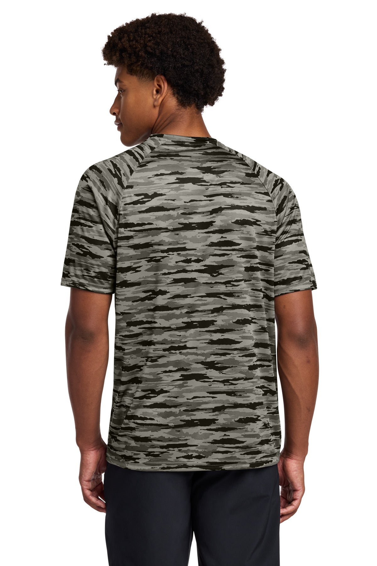 Sport-Tek Drift Camo Tee - Black