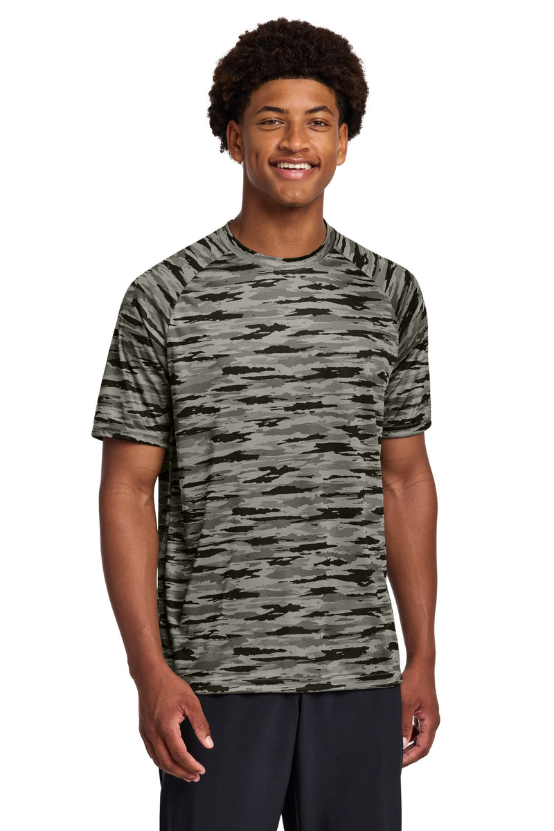 Sport-Tek Drift Camo Tee - Black