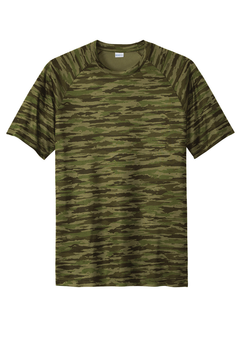 Sport-Tek Drift Camo Tee - Olive Drab Green