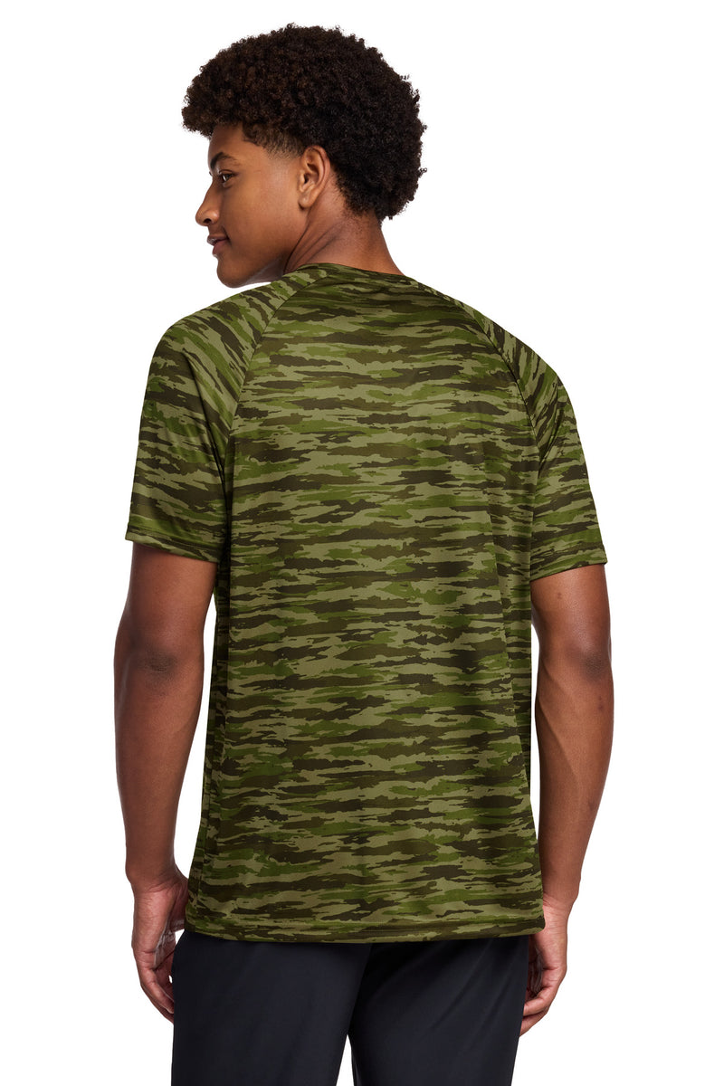 Sport-Tek Drift Camo Tee - Olive Drab Green
