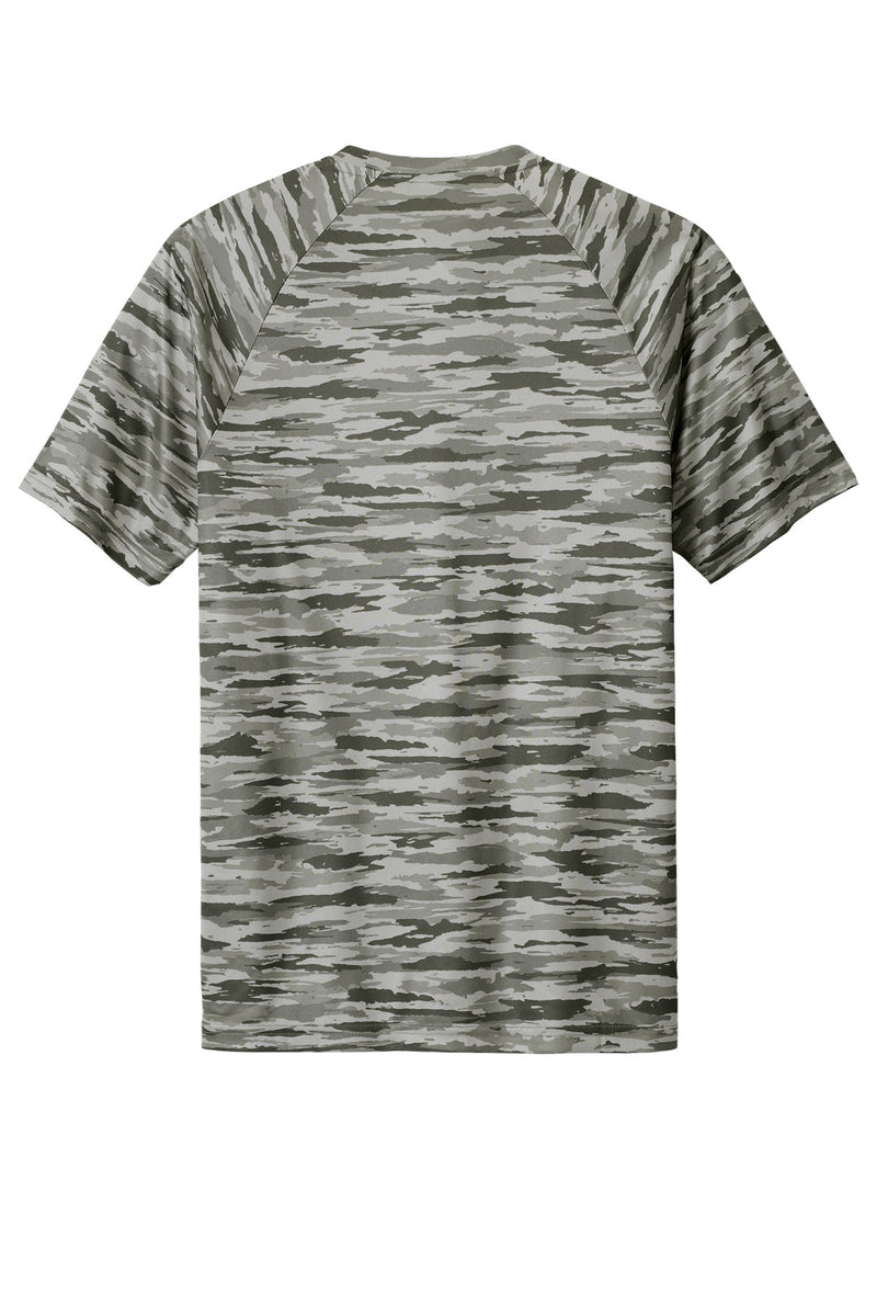 Sport-Tek Drift Camo Tee - Silver